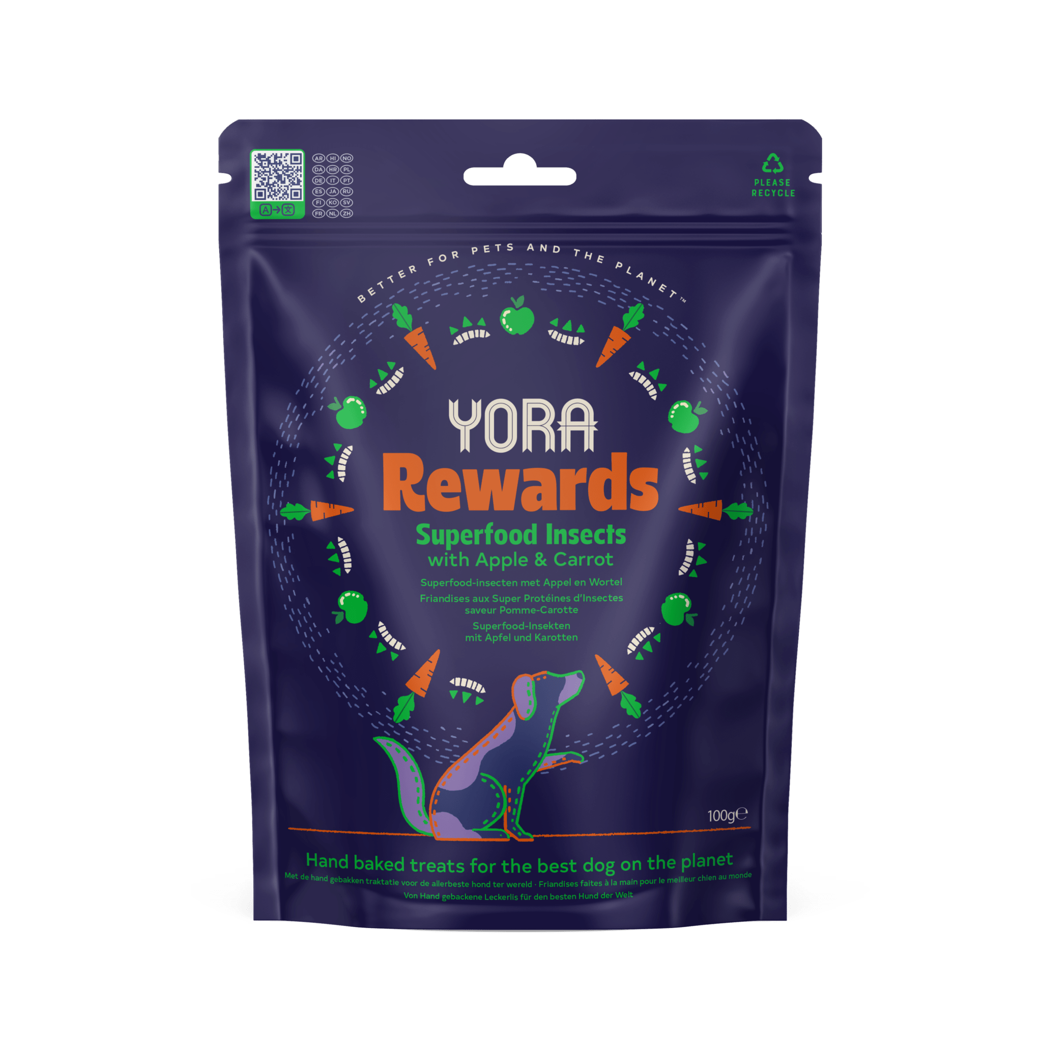 Yora Rewards Insect Protein 100 gram Paul Meevis Jouw Dierenspecialist